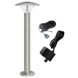 Long Life Lamps Company Led Bollard Modern Stainless Steel Garden Lamp Post Cool White Light With 12V Transformer Zlc047Cw