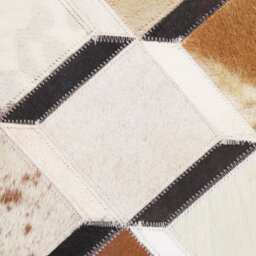 Beliani Rug Serinova Brown 140 X 200 Cm Leather - thumbnail 6