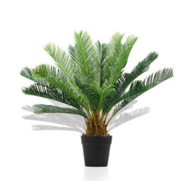 Crystals 60Cm Artificial Palm Tree Realistic Cycas Plant With Lifelike Leaves - thumbnail 1
