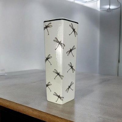"18"" Hexagonal Ceramic Umbrella Stand" - image 1