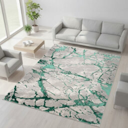 Smart Living Venice Modern Shimmer Rug - Soft Luxury For Living & Bedroom - Emerald - 160 X 230 Cm