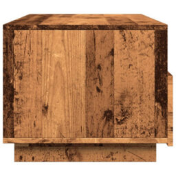 Berkfield Coffee Table With Led Lights Old Wood 90X49X40 Cm - thumbnail 8