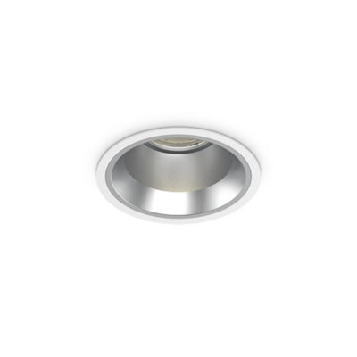 Ideal Lux Off Round Recessed Downlight White, 3000K, 15W - image 1
