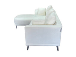 DS Living The 3 Seater Nova Lounger Right Corner Sofa In Grey Or Cream - thumbnail 4
