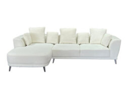DS Living The 3 Seater Nova Lounger Right Corner Sofa In Grey Or Cream - thumbnail 2