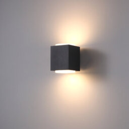 Ultra Beam Lighting Ultrabeam Square Black Outdoor Led Wall Light 20 Watt Led 2000 Lumen Height 136mm - thumbnail 2
