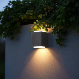 Ultra Beam Lighting Ultrabeam Square Black Outdoor Led Wall Light 20 Watt Led 2000 Lumen Height 136mm - thumbnail 4
