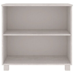 Berkfield Sideboard White 85X35X80 Cm Solid Wood Pine - thumbnail 3
