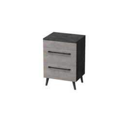 Aveli Bathroom Cloakroom Countertop Vanity Unit Cabinet Drawer 500mm Soft Close Grey - thumbnail 5