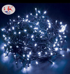 Spot On Dealz 400 Led Outdoor Or Indoor Christmas Lights  8 Lighting Modes  Cool White Festive Decor For Home And Garden - thumbnail 5
