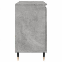 Berkfield Bathroom Cabinet Concrete Grey 65X33X60 Cm Engineered Wood - thumbnail 5