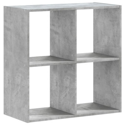 Berkfield Durable Bookcase Concrete Grey 68.5X32X68.5 Cm Engineered Wood