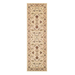 Persian Easy To Clean Bordered Floral Cream Traditional Rug For Dining Room-80Cm X 140Cm - thumbnail 5