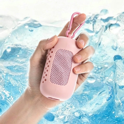 "Pink Cooling Sports Towel 11.8""x31.5"", Quick Dry Microfiber Ice Towel, Absorbent Towel For Gym Running Camping Travel" - image 1