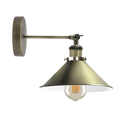 " Industrial Metal Wall Lights Indoor Wall Sconce Lighting Wall Lamp Fixture With Bulb"