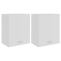 Vidaxl Hanging Cabinet Lyons 2 Pcs White 50X31X60 Cm Engineered Wood - thumbnail 2