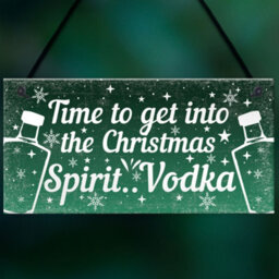 Red Ocean Bar Sign For Home Bar Hanging Plaque Vodka Gifts For Her For Him Funny Vodka Gift For Friend Christmas Keepsake - thumbnail 5