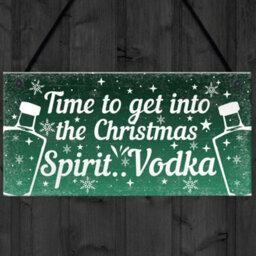 Red Ocean Bar Sign For Home Bar Hanging Plaque Vodka Gifts For Her For Him Funny Vodka Gift For Friend Christmas Keepsake - thumbnail 4