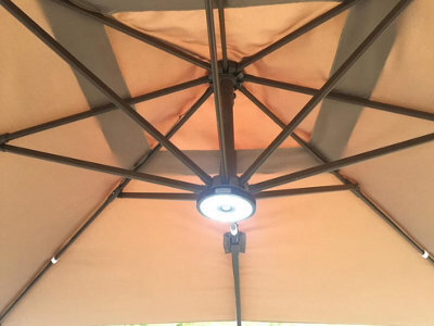 Signature Weave Rechargeable Led Lamp Light Attach To 300Cm Roma Parasols - image 1