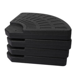 Set Of 4 Fillable Cantilever Parasol Base Weights, Durable And Stable With Water Or Sand Filling Options - thumbnail 3