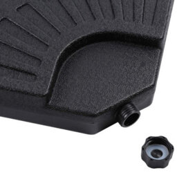 Set Of 4 Fillable Cantilever Parasol Base Weights, Durable And Stable With Water Or Sand Filling Options - thumbnail 4