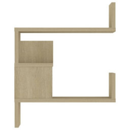 Berkfield Wall Corner Shelf 2 Pcs Sonoma Oak 40X40X50 Cm Engineered Wood - thumbnail 7
