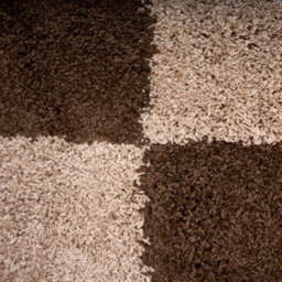 "Bravich Beige Tartan Shaggy Rug 120 X 170Cm (4' X 5'6"")" - thumbnail 2