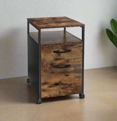 Modcraft Industrial Mobile Filing Cabinet With Drawer & Wheels - image 1