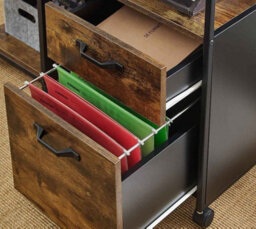 Modcraft Industrial Mobile Filing Cabinet With Drawer & Wheels - thumbnail 5