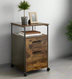 Modcraft Industrial Mobile Filing Cabinet With Drawer & Wheels - thumbnail 2