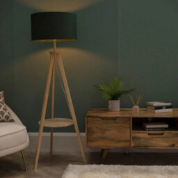 Tripod Floor Lamp Large Standard Standing Reading Light For Living Room Shade - thumbnail 3