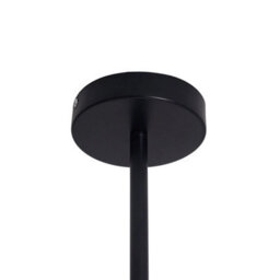 Living And Home Black 6-Head Modern Sputnik Chandelier Pendant Light - thumbnail 5