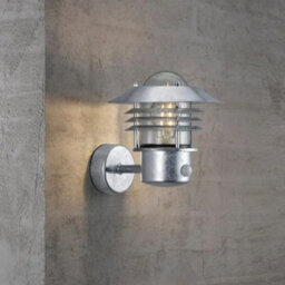 Nordlux Vejers Outdoor Galvanized Steel Wall Light Coastal/marine Safe Silver,mains - thumbnail 1