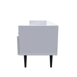 Hong Kong Ready Assembled Matt Grey Media Unit With 2 Drawers, (H)128Cm X (W)51.5Cm X (D)39.5Cm - thumbnail 6