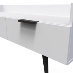 Hong Kong Ready Assembled Matt Grey Media Unit With 2 Drawers, (H)128Cm X (W)51.5Cm X (D)39.5Cm - thumbnail 3