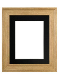 Frames By Post Scandi Oak Frame With Black Mount For Image Size 18 X 12 - thumbnail 5