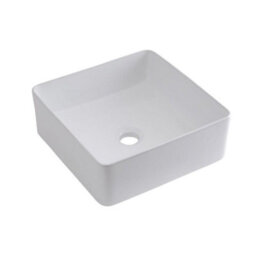 Homestylestore 840mm Antique White And Oak Bathroom Vanity Unit With Square Countertop Basin And Chrome Round Handles - thumbnail 4