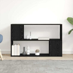 Walplus Entertainment Center Black 100 X 24 X 63 Cm Engineered Wood - thumbnail 4