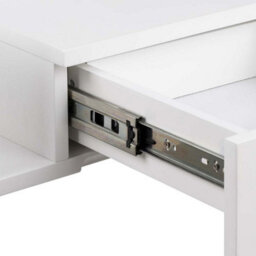 Furniture To Go Ashlan 1 Drawer Wall Mounted Square Bedside Table In White - thumbnail 8