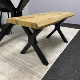 Kosy Koala Dining Table Set With 2 Black Chairs And 1 Bench Kitchen Dining Room Furniture - thumbnail 6