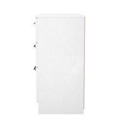 Cornwall 6 Drawer Midi Chest Of Drawers In White Matt (Ready Assembled) - thumbnail 2