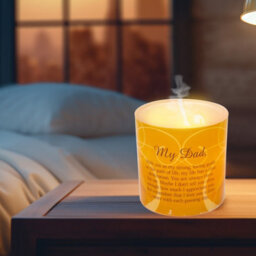New I Love You Candle Gift Set In Box Candles Wax Message Poetic Writing Home - thumbnail 2