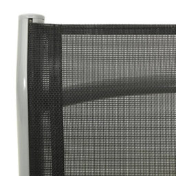 Vidaxl Reclining Garden Chairs 2 Pcs Textilene And Aluminium Silver - thumbnail 8