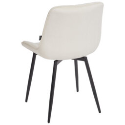 Beliani Set Of 2 Dining Chairs Dubrovnik Velvet Light Beige - thumbnail 6