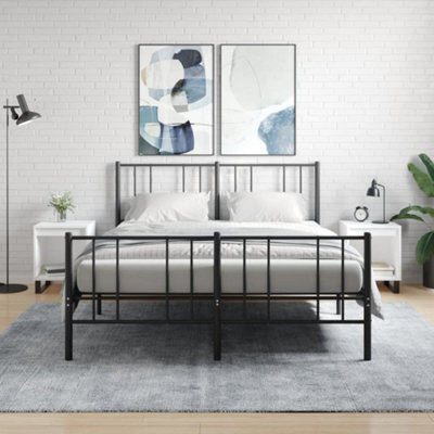 Berkfield Bedside Cabinets 2 Pcs White 40X35X50 Cm Engineered Wood - image 1