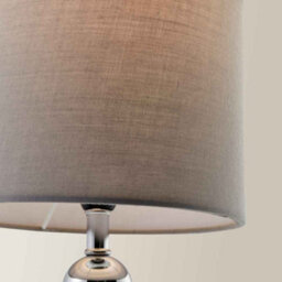 Valuelights Marrissa Chrome Table Lamp - Includes E14 Bulb In Warm White - thumbnail 5