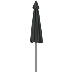 Walplus Garden Parasol With Aluminium Pole Anthracite 270X144 Cm Half - thumbnail 5