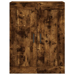 Berkfield Elegant Highboard Smoked Oak 69.5X34X180 Cm Engineered Wood - thumbnail 6