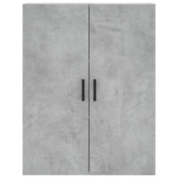 Berkfield Wall Mounted Cabinets 2 Pcs Concrete Grey 69.5X34X90 Cm - thumbnail 6