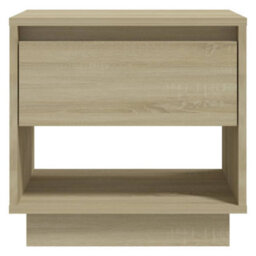 Berkfield Bedside Cabinet Sonoma Oak 45X34X44 Cm Engineered Wood - thumbnail 4